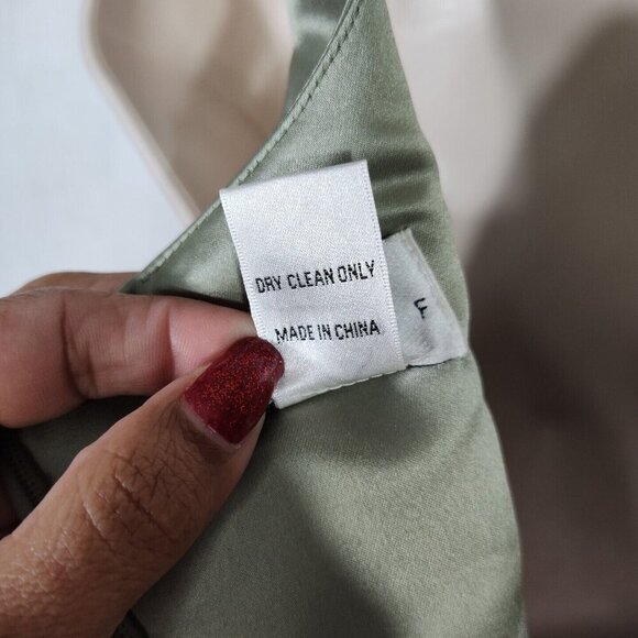 2 pc Bill Levkoff Green Sleeveless Formal Party Dress Gown Women Size 6 - Picture 7 of 9